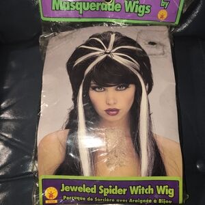 Halloween New Masquerade Ladies Wig With Or Villain. Goth. Monster High Doll.